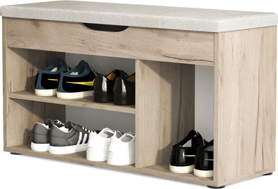 Тумба в прихожую Артём-Мебель Норд СН 122.08 (дуб крафт серый)