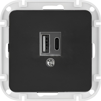 Розетка Bylectrica РП5-6561 (карбон)