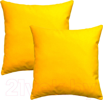 Комплект подушек декоративных MATEX Itaka Basis / 64-183 (2шт, желтый)