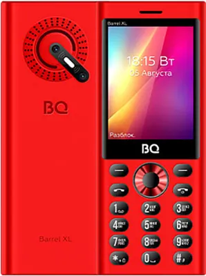 Мобильный телефон BQ 2832 Barrel XL (черный/красный)