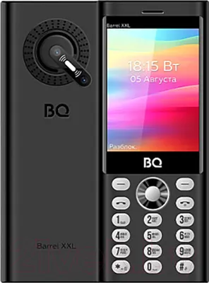 Мобильный телефон BQ 3598 Barrel XXL (черный/серебристый)