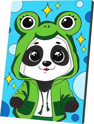 Картина по номерам Школа талантов Малыш-панда / 10472656