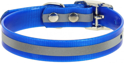 Ошейник КАСКАД Из биотана со светоотражающей полосой / 00212352-06 (синий)