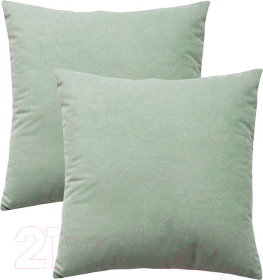 Комплект подушек декоративных MATEX Velours / 49-920 (2шт, мятный)