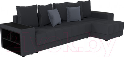 Диван угловой Sundays Home Дубай (велюр серый)