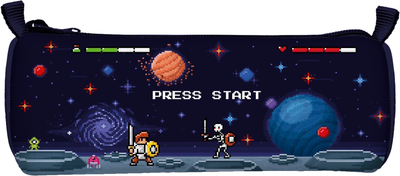 Пенал Schoolformat Мир пикселей / ПТ-МП (синий)