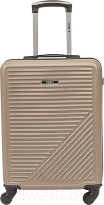 Чемодан на колесах Grott 340-619/3-20GLD (золотой)