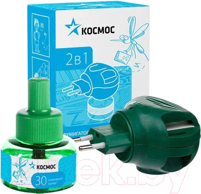 Электрофумигатор Космос С жидкостью для уничтожения комаров / KOC_GH326