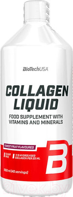 Коллаген BioTechUSA Liquid (1л, лесные ягоды)