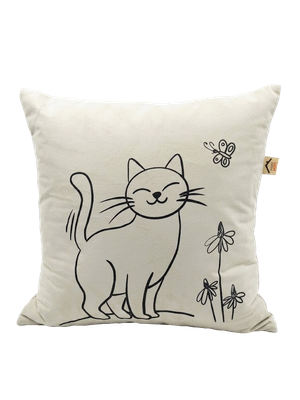 Подушка декоративная MATEX Meow / 37-835 (мятный)