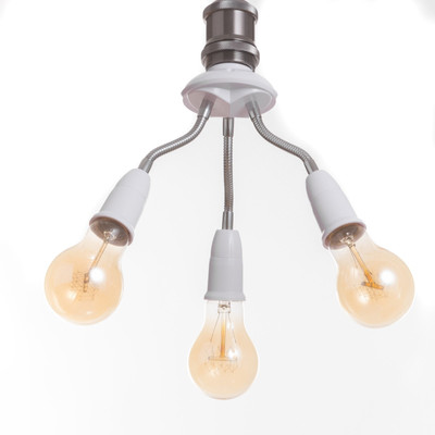 Люстра BayerLux Синди трио / 9399613 (белый)