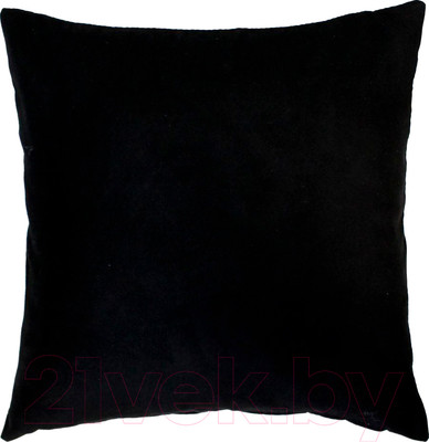 Наволочка декоративная MATEX Alcantara / 38-214 (черный)