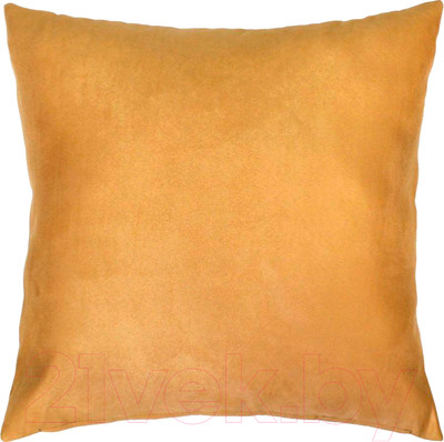 Наволочка декоративная MATEX Alcantara / 13-549 (карамельный)