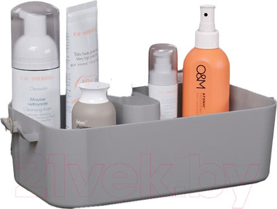 Полка для ванной Berossi Kvina АС 92865000 (дымчато-серый)