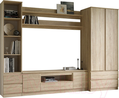 Стенка Евва Турин №1 (дуб сонома)