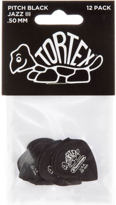 Набор медиаторов Dunlop Manufacturing 482P.50 Tortex Pitch Black Jazz III