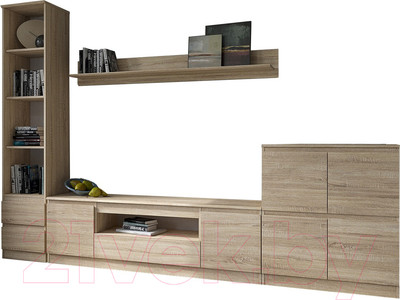 Стенка Евва Турин №3 (дуб сонома)