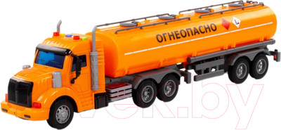 Автомобиль игрушечный Полесье Профи С полуприцепом-цистерной инерционный / 83989