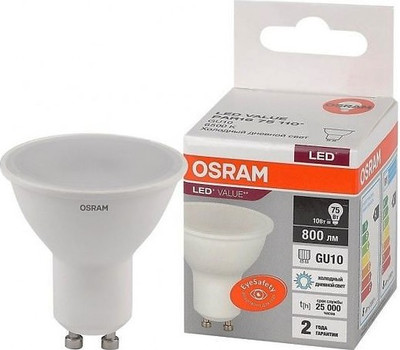 Лампа Osram LED Value LVPAR1675 10SW/865 10Вт GU10 230В / 4058075581869