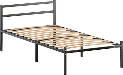 Односпальная кровать Домаклево Лофт Компакт 80x190 (черный)