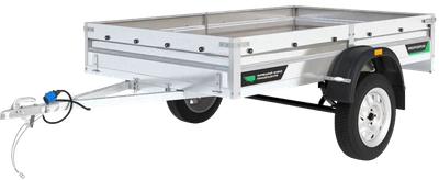 Прицеп для автомобиля ТитаН 2515 (1ос, 30см борт,без тента)