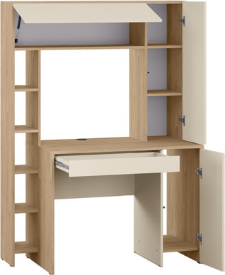 Компьютерный стол Mobi Комфорт 12.71 (гикори рокфорд натуральный/сатин)