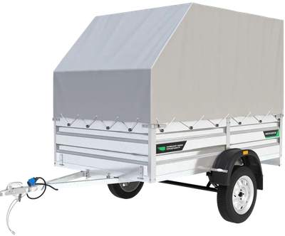 Прицеп для автомобиля ТитаН 2515 (1ос, 50см борт, тент 1200 аэро)