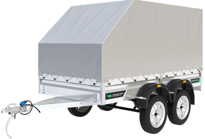 Прицеп для автомобиля ТитаН 3015 (2ос, 30см борт, тент 1200 аэро)