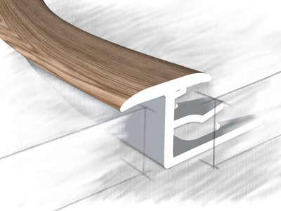 Профиль декоративный КТМ-2000 314-418М 2.7м (дуб античный)