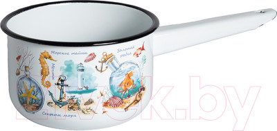 Ковш СтальЭмаль Золотая рыбка 1с42с