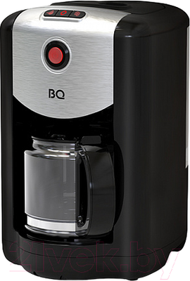 Капельная кофеварка BQ CM1009 со встроенной кофемолкой (черный/стальной)
