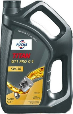 Моторное масло Fuchs Titan GT1 PRO C-1 5W30 A5/B5 WSSM2C934B / 602007728 (5л)