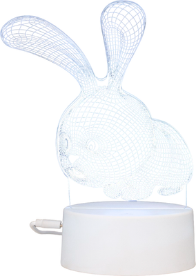 Ночник Risalux Кролик / 6923338 (белый)