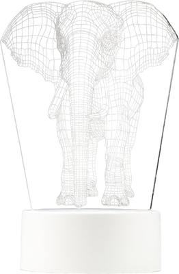 Ночник Risalux Слон / 3590498 (белый)
