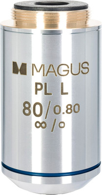 Объектив для микроскопа Magus 80PLL 80х/0.80 Plan L WD 1.25мм / 83465