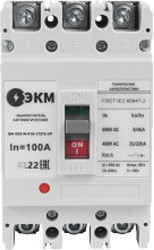 Выключатель автоматический ЭКМ ВА 063-N-025-УХЛ3-3Р ВА57 25А / 334365