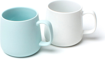 Набор кружек Stenova Home Patio 61308148 (2шт, голубой/белый фарфор)