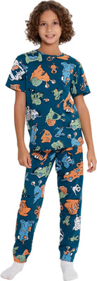 Пижама детская Mark Formelle 563321-1 (р.98-52, монстрики на синей бирюзе)