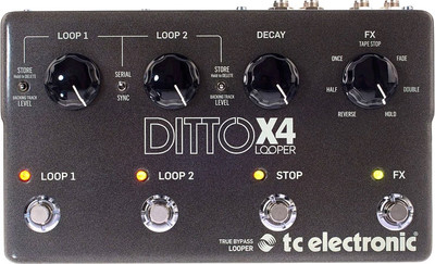 Педаль электрогитарная TC Electronic Ditto x4 Looper