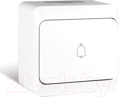 Кнопка звонка Tokov Electric Nix TKE-NX-DB-C01-IP54 (белый)