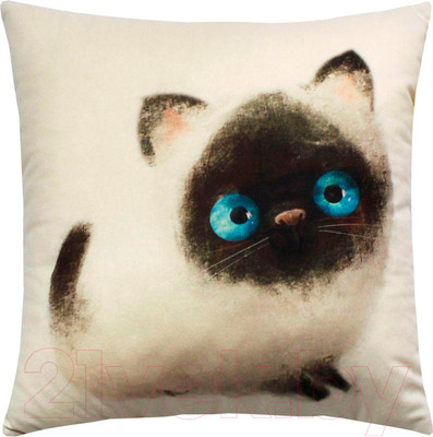 Подушка декоративная MATEX Fluffy.Марсик / 62-431 (молочный/серый/коричневый)