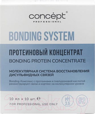 Ампулы для волос Concept Bonding System Протеиновый концентрат (10x10мл)