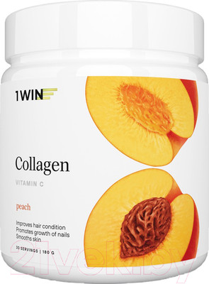 Коллаген 1WIN С витамином С (180г, персик)