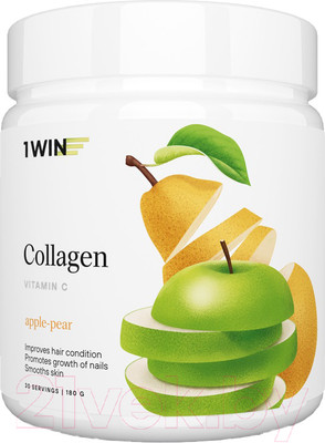 Коллаген 1WIN С витамином С (180г, яблоко/груша)