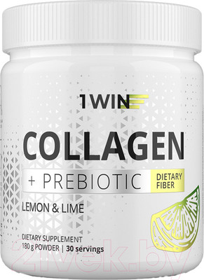 Коллаген 1WIN С пребиотиками (180г, лимон/лайм)