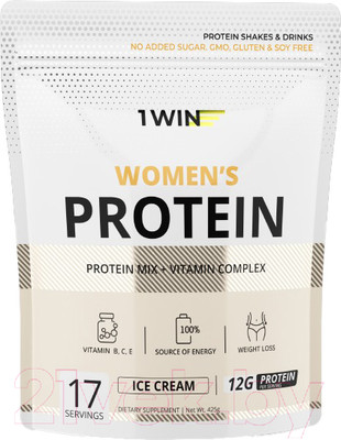 Протеин 1WIN Для женщин (425г, пломбир)
