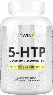 Комплексная пищевая добавка 1WIN 5-HTP с магнием и витаминами группы В в капсулах (120 капсул)