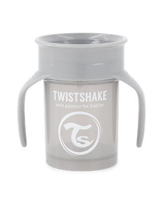 Поильник Twistshake 78930 (230мл, пастельный серый)