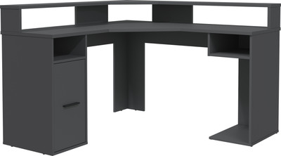 Компьютерный стол Интерлиния Skill-09 (антрацит/антрацит)