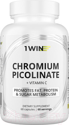 Витаминно-минеральный комплекс 1WIN Хром пиколинат с витамином С (60 капсул)